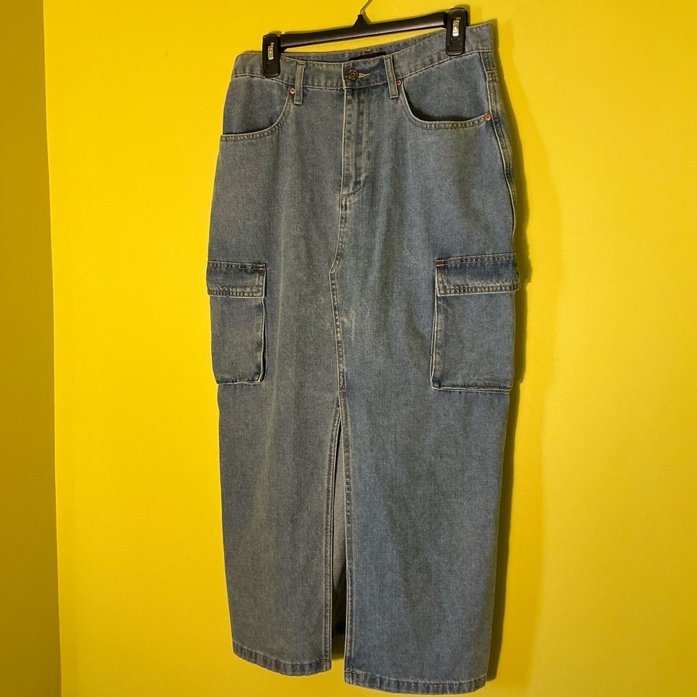 Sincerely Jules Blue Denim Skirt